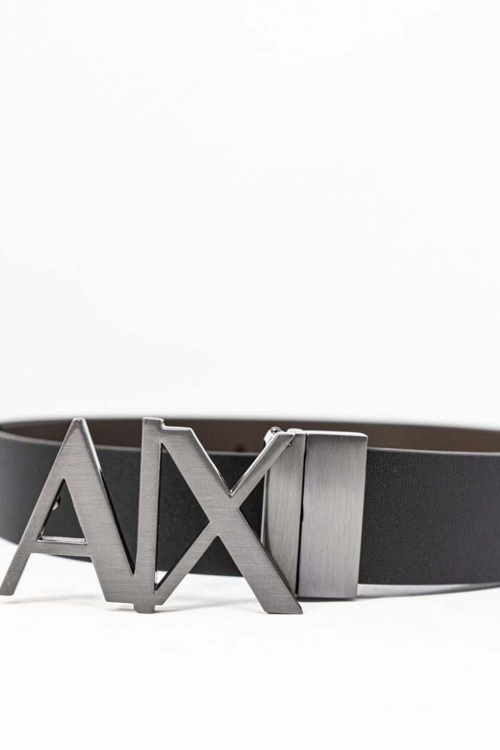 Cinta Armani Exchange METALLIC PLATE Nero