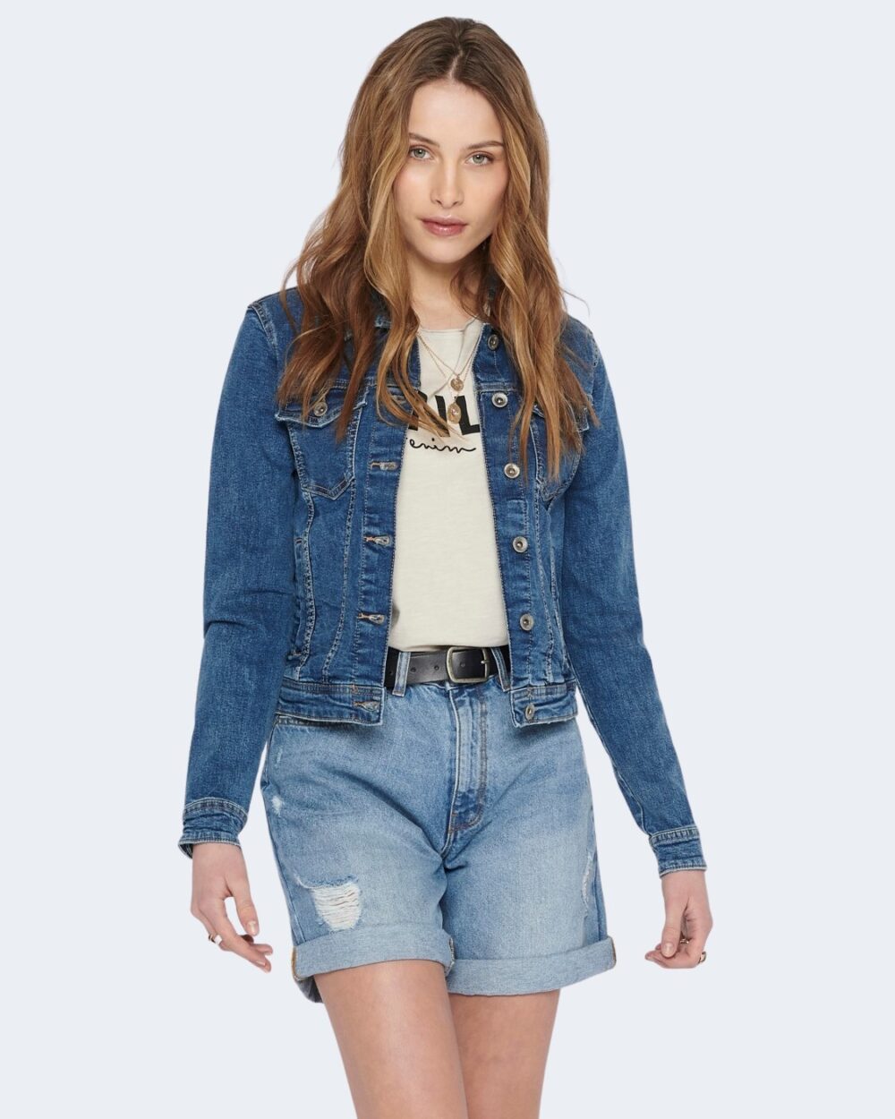 Giacchetto Only TIA DNM JACKET BB MB BEX02 NOOS Denim - Foto 1