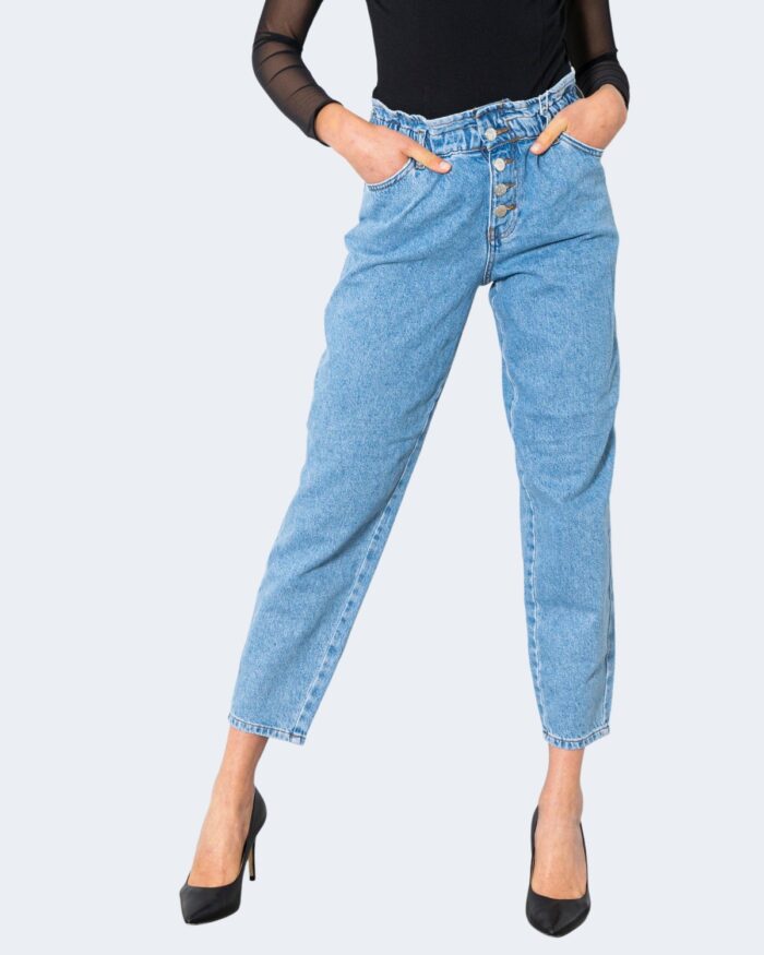 Jeans Only ONLCUBA LIFE HW SLOUCHY CA LBDNM JNS DOT – 15231087 Blue Denim Chiaro – 63295