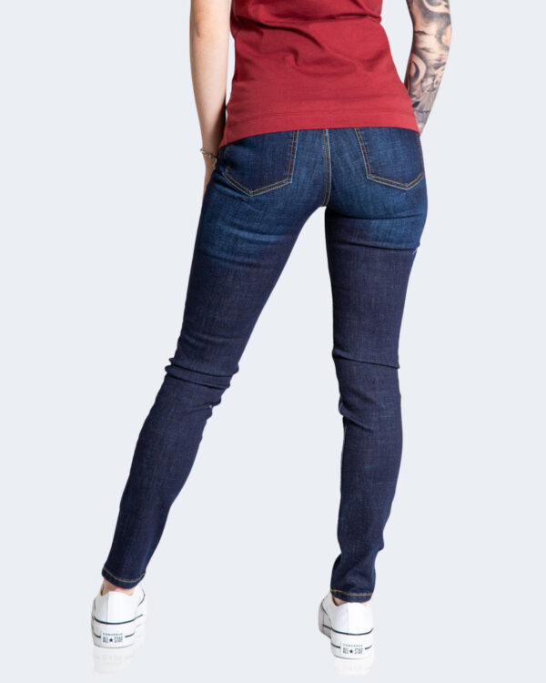 Jeans skinny Guess SUPER HIGH YOKE Denim scuro - Foto 3