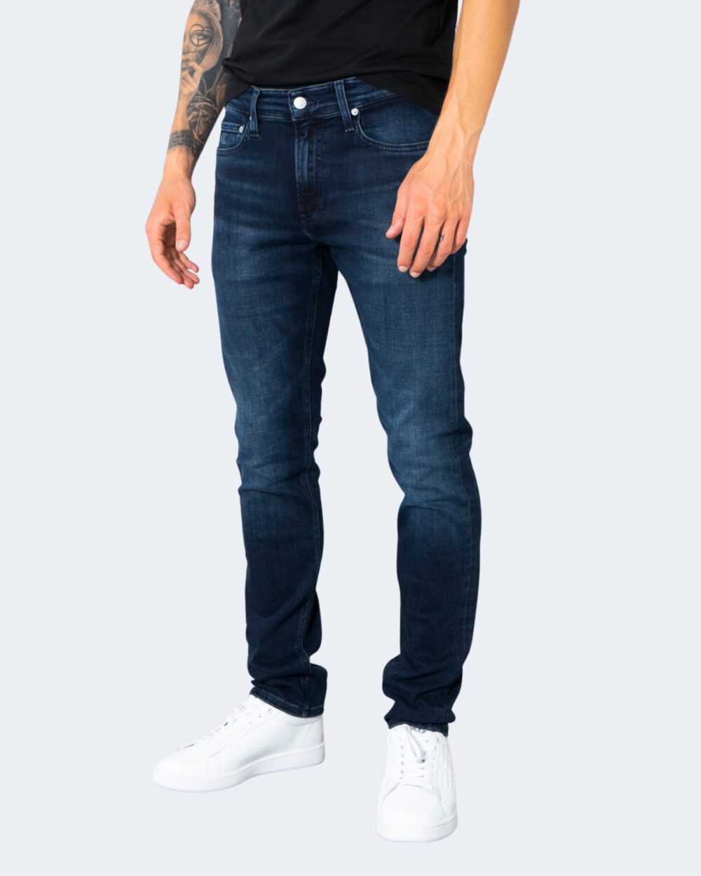 Jeans slim Calvin Klein Jeans SLIM Denim scuro - Foto 1