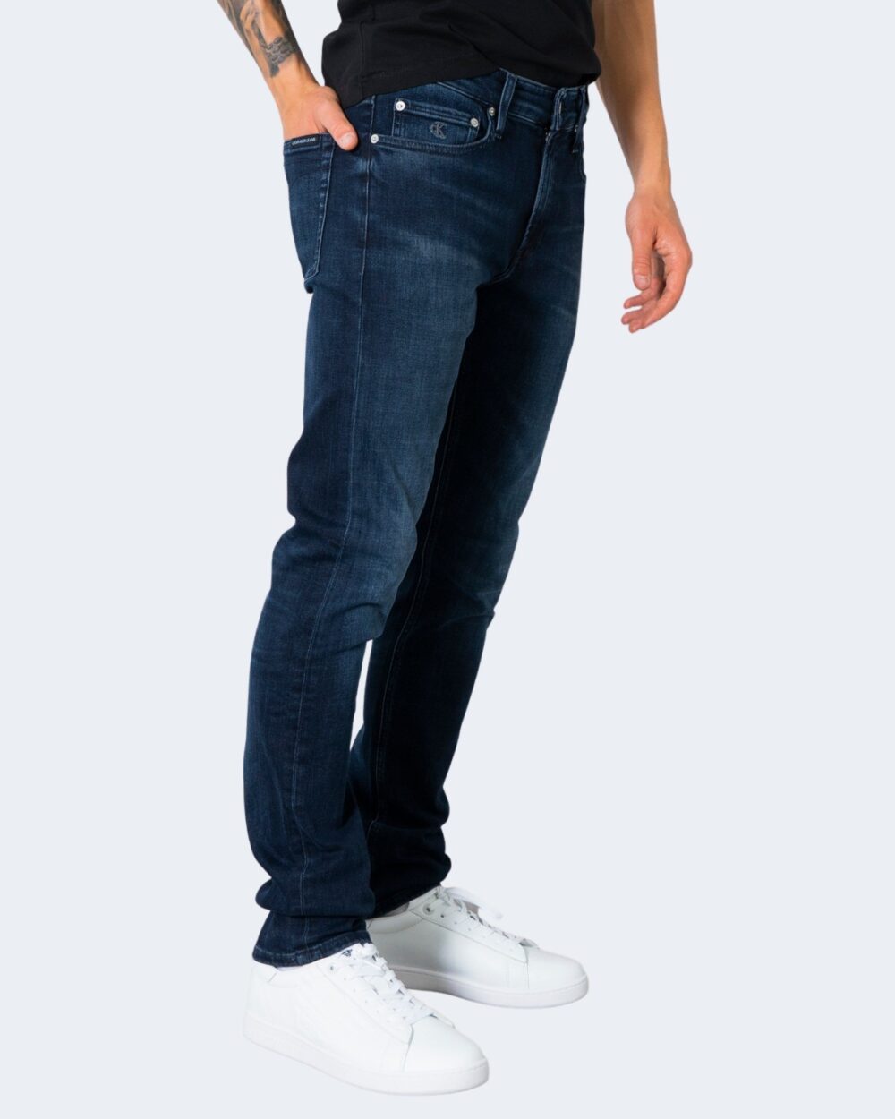Jeans slim Calvin Klein Jeans SLIM Denim scuro - Foto 3