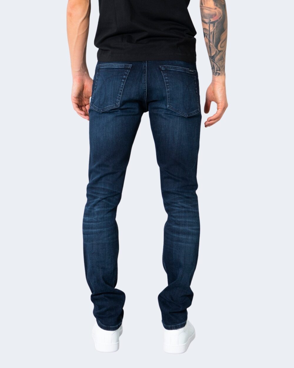 Jeans slim Calvin Klein Jeans SLIM Denim scuro - Foto 4