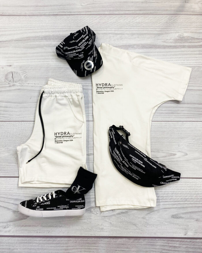 OUTFIT UOMO LOOSE FIT BIANCO #3348