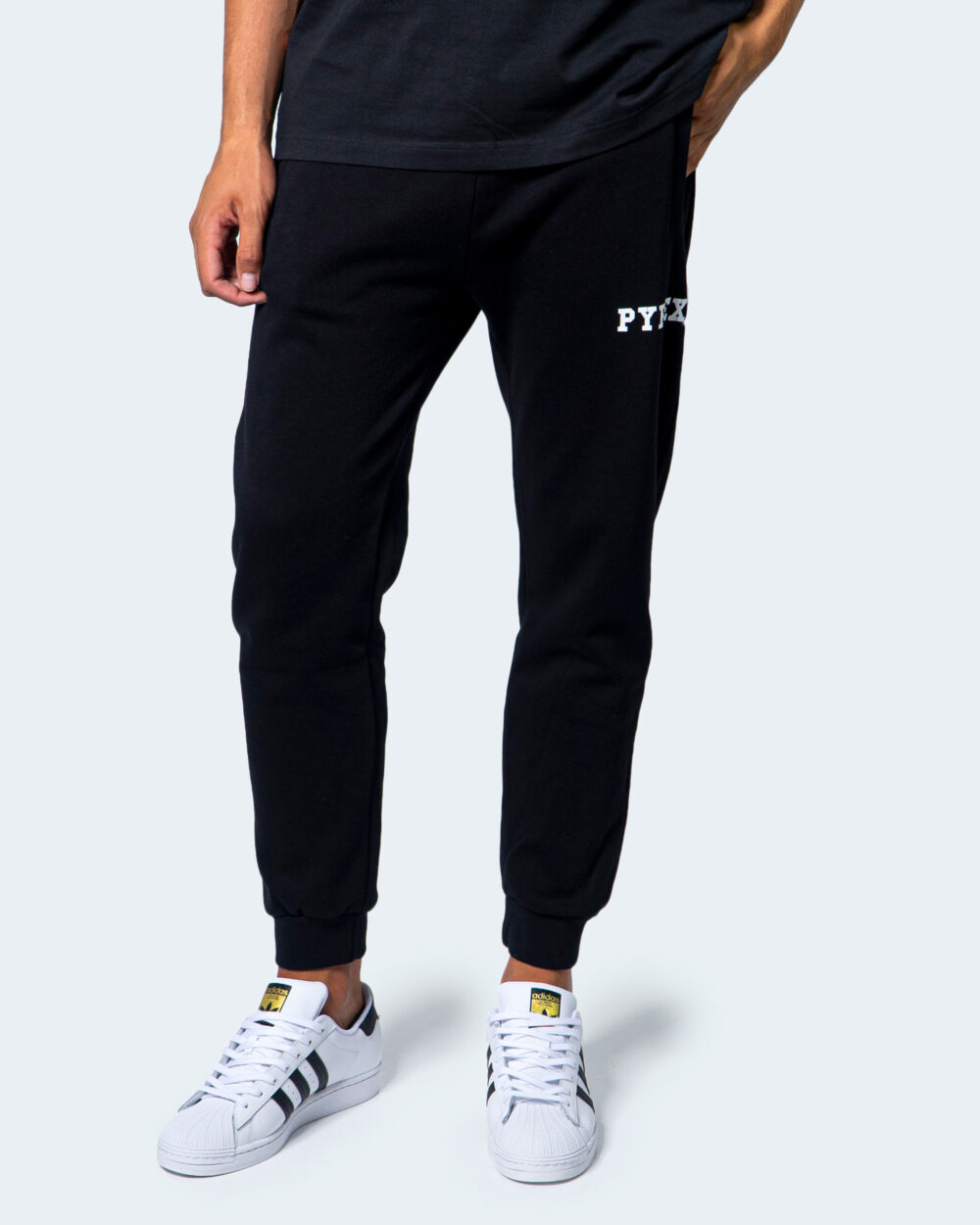 Pantaloni sportivi Pyrex Logo Piccolo Nero - Foto 1