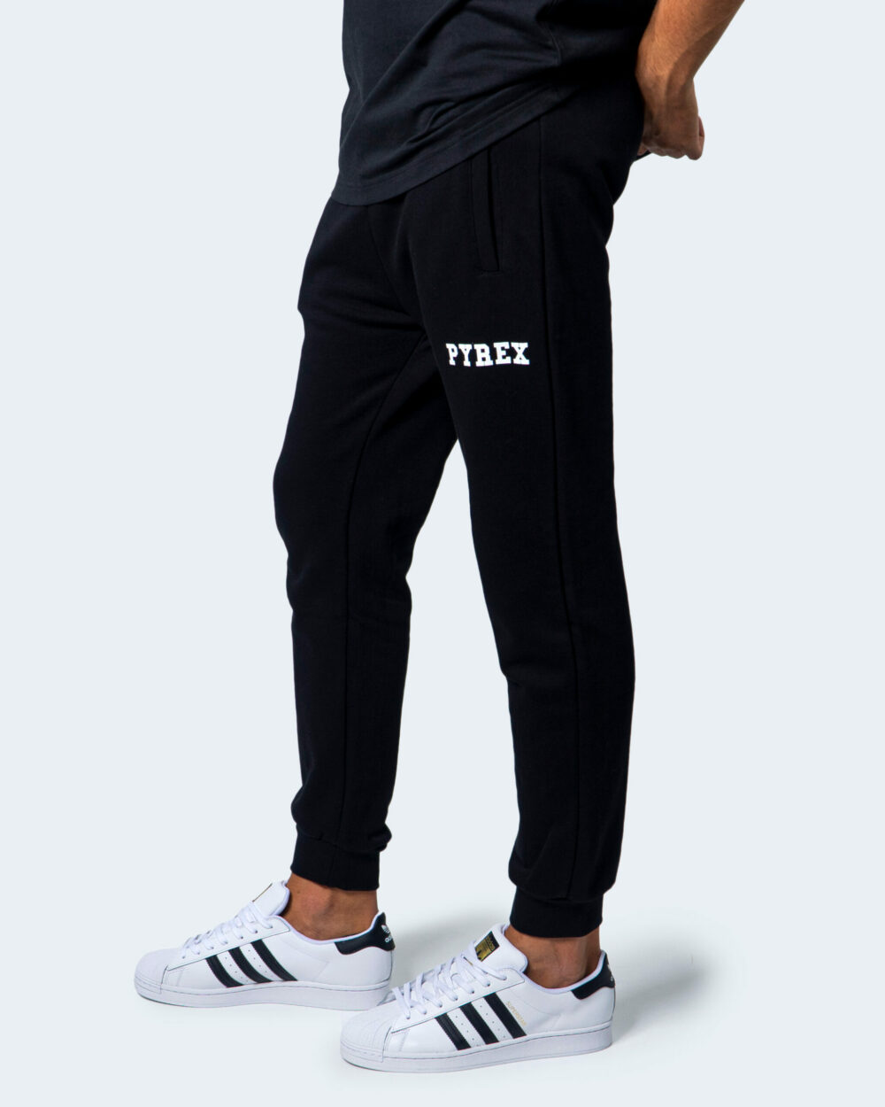 Pantaloni sportivi Pyrex Logo Piccolo Nero - Foto 2