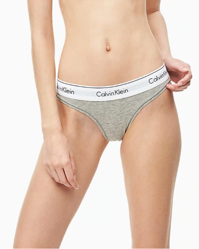Slip e perizoma Calvin Klein Underwear THONG Grigio – 13909