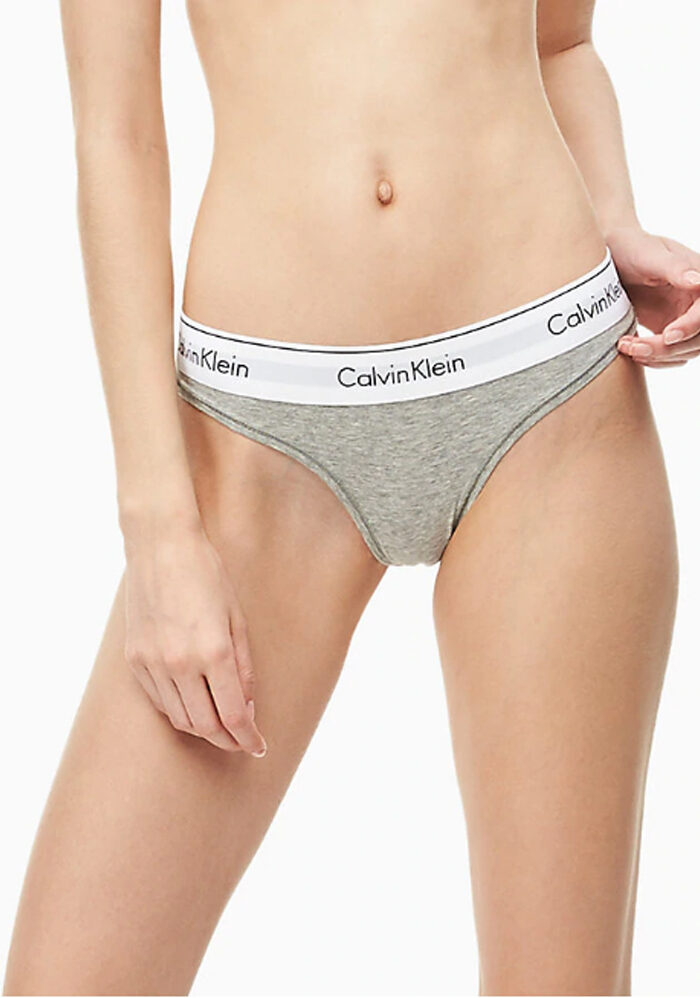 Slip e perizoma Calvin Klein Underwear THONG Grigio – 13909