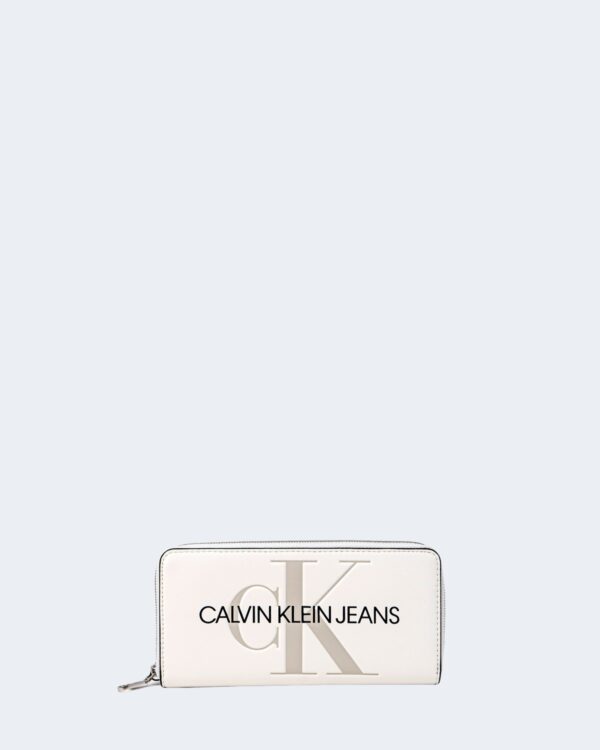 Portafoglio grande Calvin Klein Jeans ZIP AROUND Bianco - Foto 1