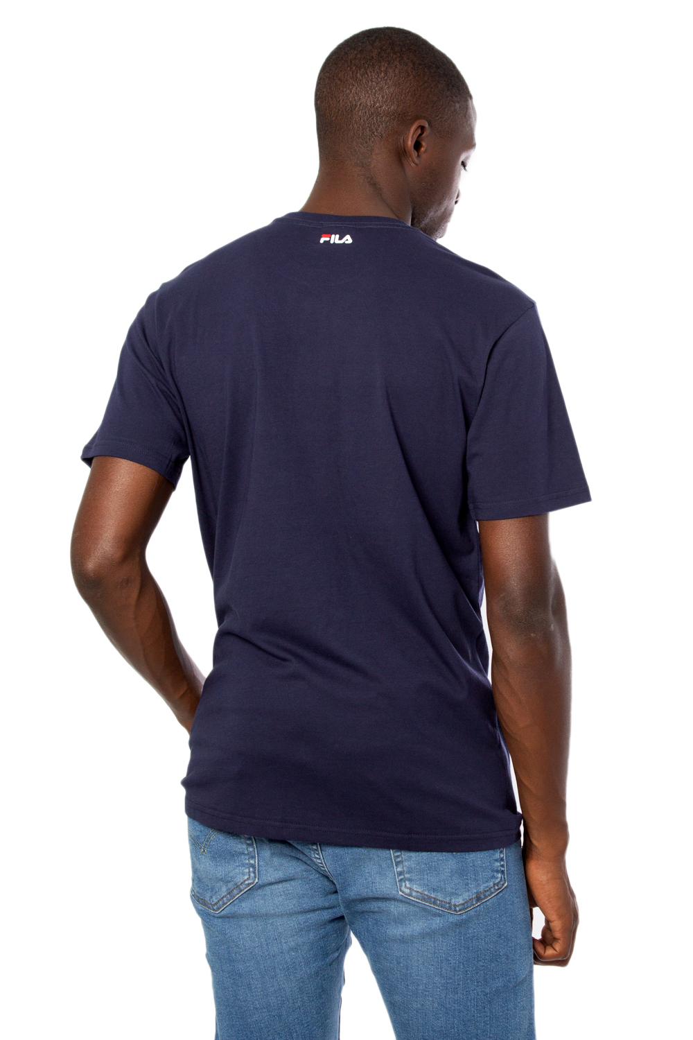 T-shirt Fila CLASSIC PURE TEE Blu - Foto 3