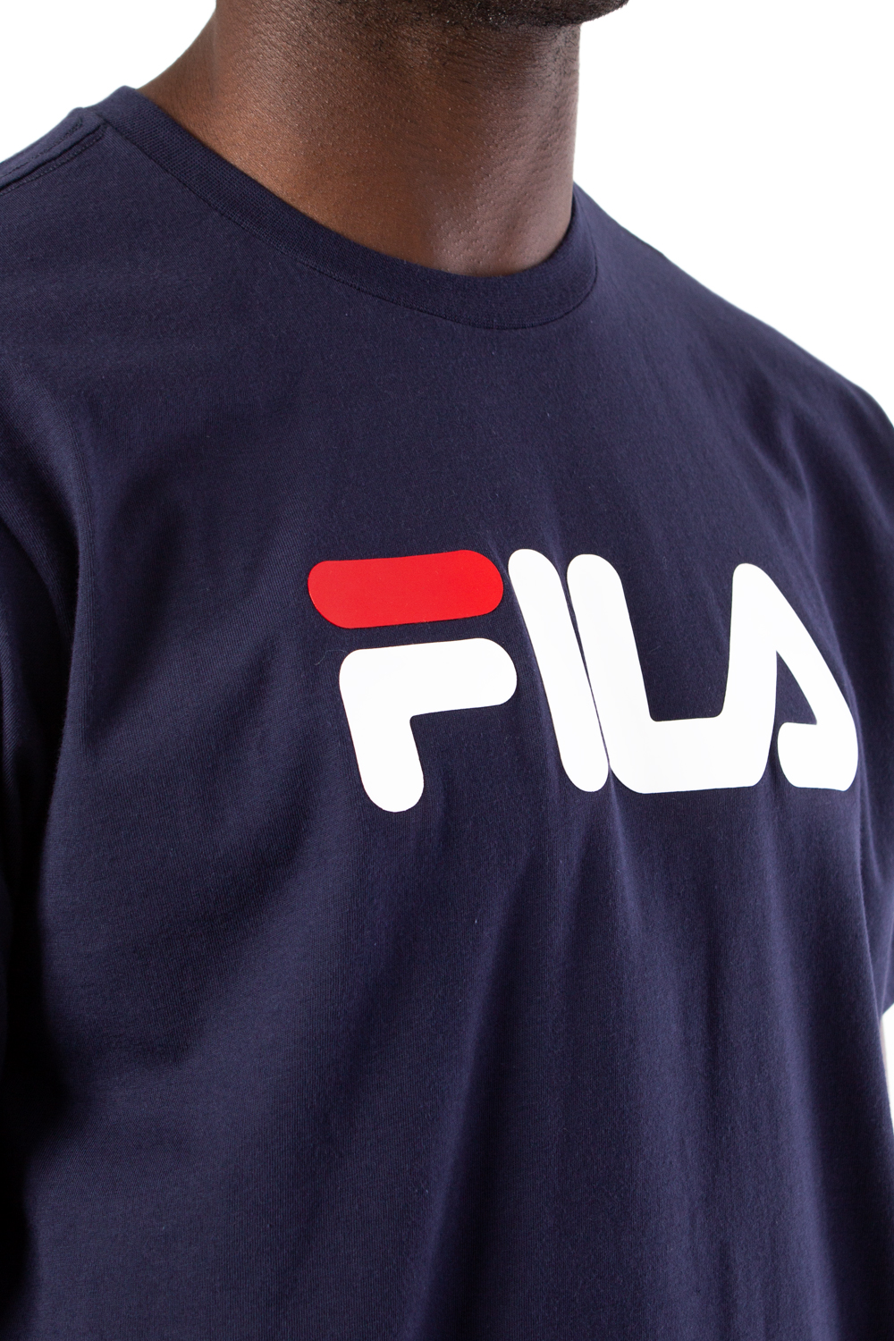 T-shirt Fila CLASSIC PURE TEE Blu - Foto 4