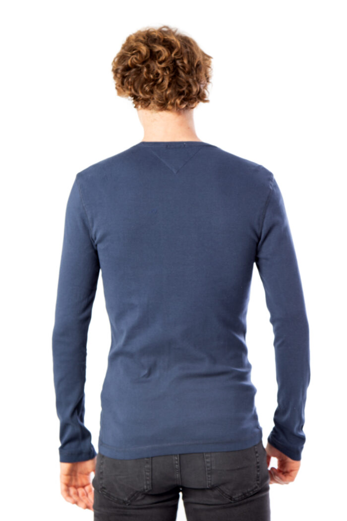T-shirt manica lunga Tommy Hilfiger ORIGINAL RIB LONGSLEEVE TEE Blu – 38984