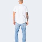T-shirt Calvin Klein Jeans TURN UP SLEEV Bianco - Foto 3