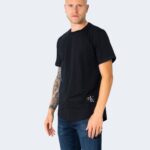 T-shirt Calvin Klein Jeans TURN UP SLEEV Nero - Foto 1