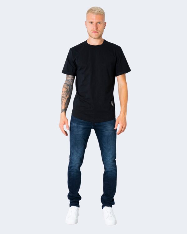 T-shirt Calvin Klein Jeans TURN UP SLEEV Nero - Foto 2