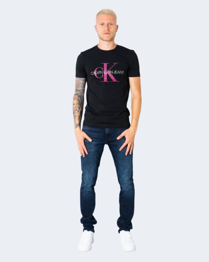 T-shirt Calvin Klein SEASONAL MONOGRAM Viola – 64610