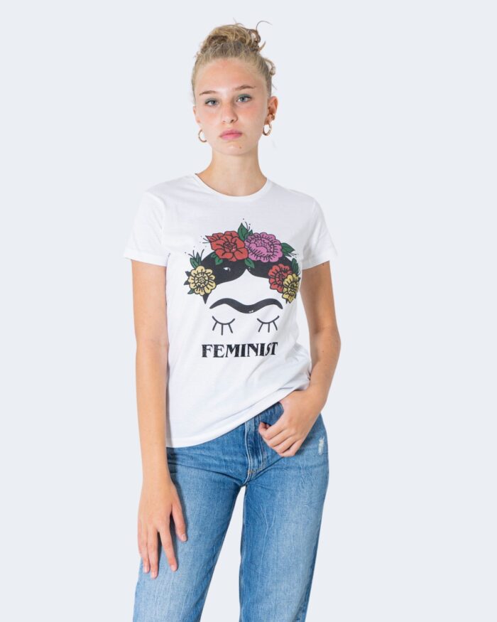 T-shirt Hiconika FEMINIST Bianco – 74095