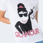 T-shirt Hiconika GLAMOUR Bianco - Foto 2