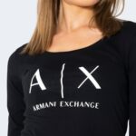T-shirt manica lunga Armani Exchange  Nero - Foto 3