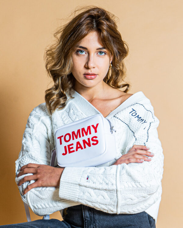 Borsa Tommy Hilfiger Jeans ESSENTIAL Bianco - Foto 2
