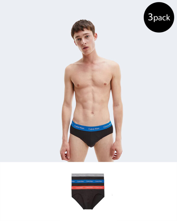 Slip Calvin Klein Underwear BRIEF 3PK Nero - Foto 1