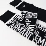 Calzini Lunghi Emporio Armani Underwear KNITTED SOCKS SET Nero - Foto 2