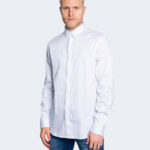 Camicia manica lunga Armani Exchange TINTA UNITA Bianco - Foto 5