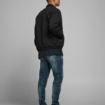 Giacchetto Jack Jones JJERUSH BOMBER NOOS Nero - Foto 3