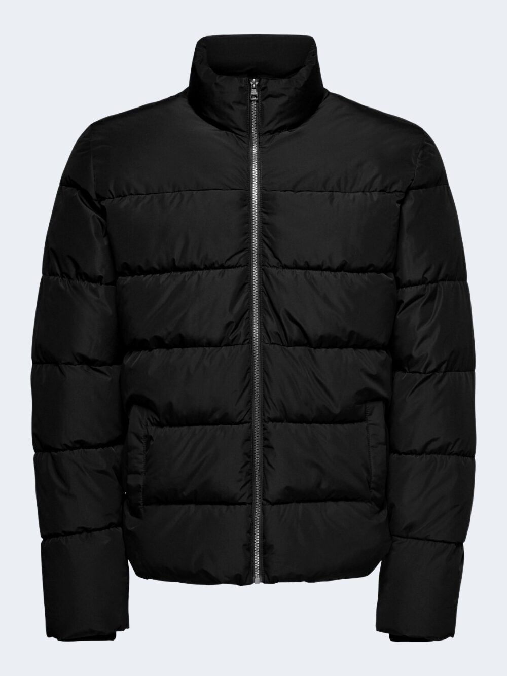 Piumino Only & Sons ONSMELVIN LIFE QUILTED JACKET OTW VD - 22019345 Nero - Foto 2