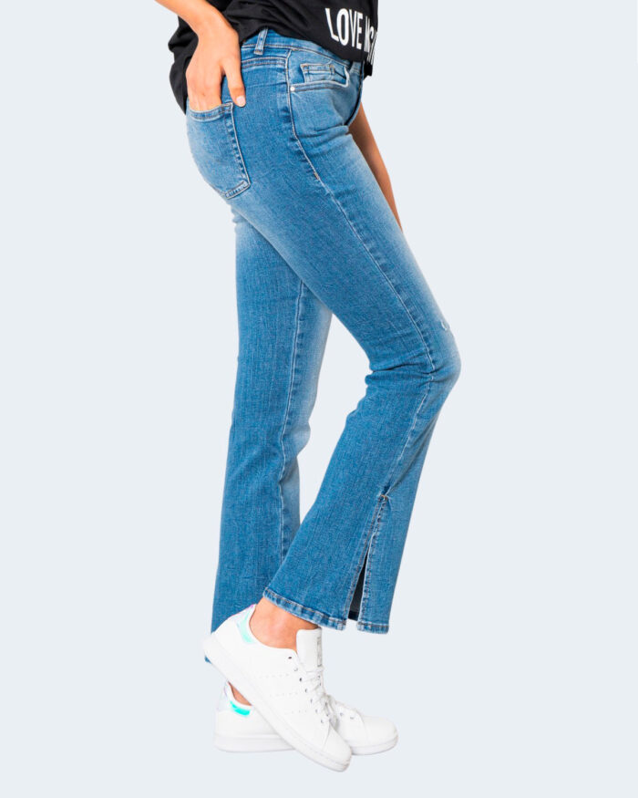Jeans bootcut Only ONLHUSH LIFE MID FLARED SLIT DNM AZ921 – 15244711 Blue Denim Chiaro – 71871