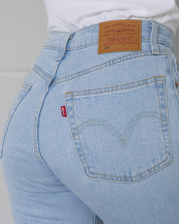Jeans mom Levi's® 501 CROP SAMBA GOAL Denim chiaro - Foto 5