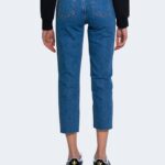 Jeans mom Only NOOS - ONLEMILY HW ST RAW CR AN MAE05 NOOS Blue Denim Scuro - Foto 5