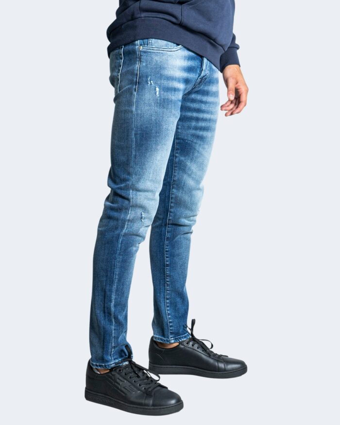 Jeans slim Tela Cotton E-TRON Blue Denim – 76466