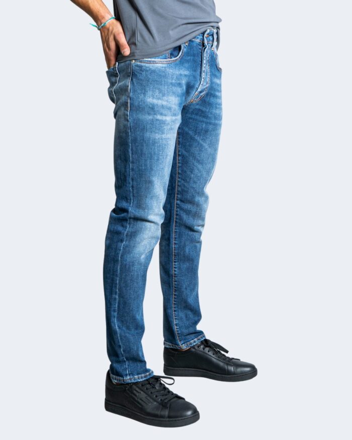 Jeans slim Tela Cotton URUS Blue Denim – 76469