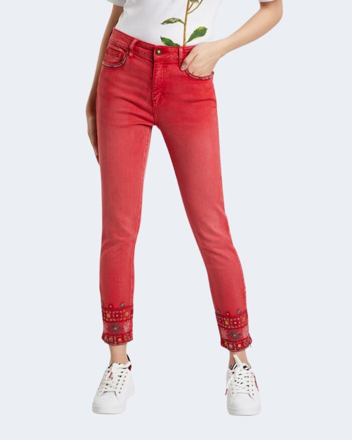 Pantaloni skinny Desigual DELFOS Rosso – 73274