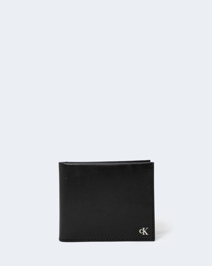Portafoglio senza portamonete Calvin Klein MONO HARDWARE BILLFOLD Nero – 76565