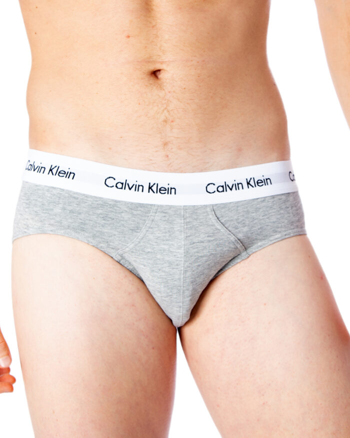 Slip Calvin Klein Underwear Pacco da 3 Grigio - Foto 5