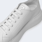 Sneakers Armani Exchange ACTION LEATHER Bianco - Foto 5