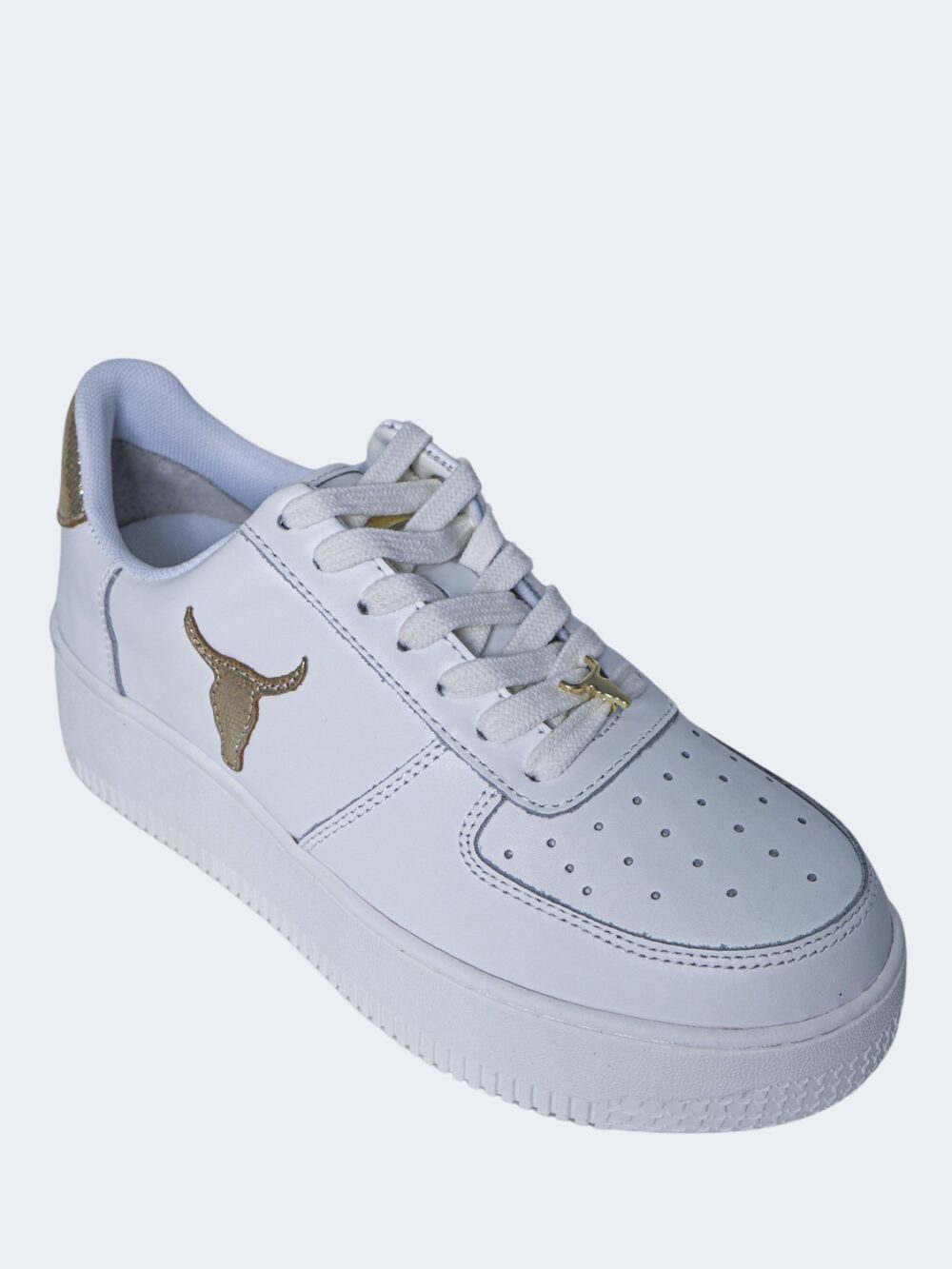 Sneakers WINDSOR SMITH RICH LIGHT GOLD Bianco - Foto 5