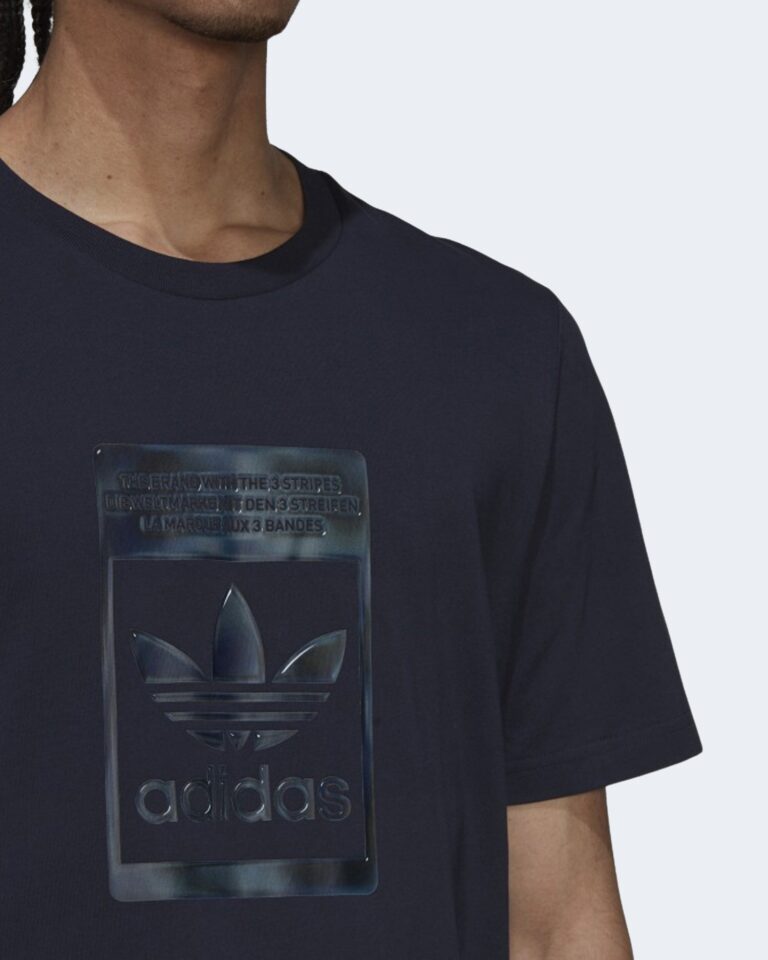 T-shirt Adidas Camo Pack Blu - Foto 4