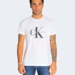 T-shirt Calvin Klein Jeans ICONIC MONOGRAM Bianco - Foto 1
