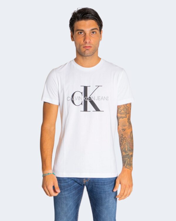 T-shirt Calvin Klein Jeans ICONIC MONOGRAM Bianco - Foto 1