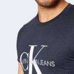 T-shirt Calvin Klein Jeans ICONIC MONOGRAM Blu - Foto 2