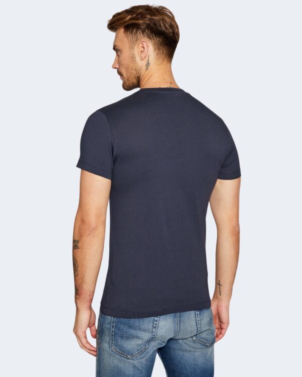 T-shirt Calvin Klein Jeans ICONIC MONOGRAM Blu - Foto 4