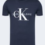 T-shirt Calvin Klein Jeans ICONIC MONOGRAM Blu - Foto 5