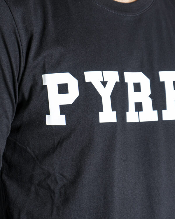 T-shirt manica lunga Pyrex LOGO BASIC Nero - Foto 4