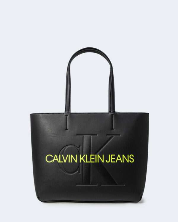 Borsa Calvin Klein Jeans SHOPPER Nero - Foto 1