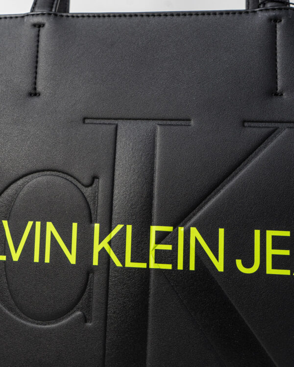 Borsa Calvin Klein Jeans SHOPPER Nero - Foto 2