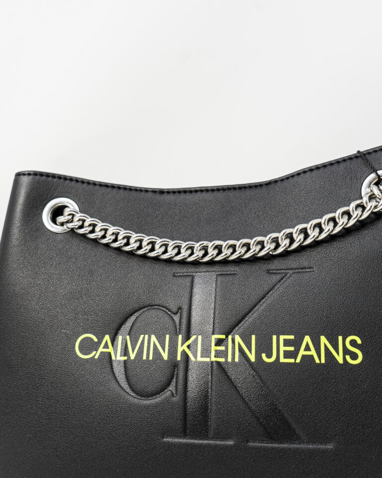 Borsa Calvin Klein Jeans CONV SHOULDER Nero - Foto 2