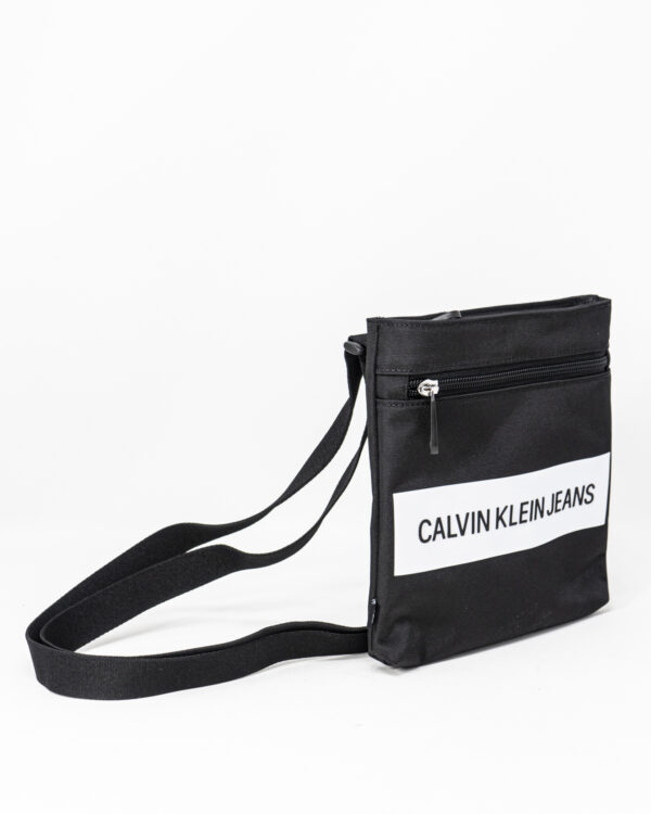 Borsa Calvin Klein Jeans MICRO FLATPACK INST Nero - Foto 5